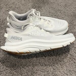 Hoka White Athletic Sneakers